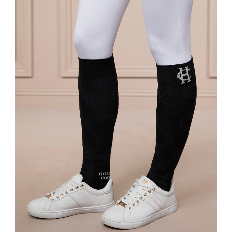 Holland Cooper Riding Socks - Black-3